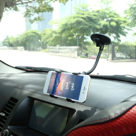 Автомобильный держатель для телефона на стекло универсальный crab
