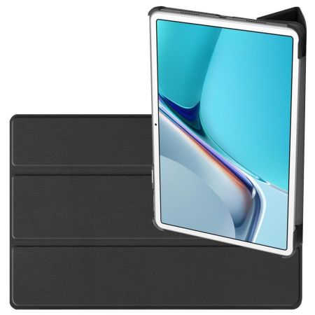 Двухсторонний Чехол Книжка для планшета Huawei MatePad 11 (2021) Искусственно Кожаный с Подставкой Черный