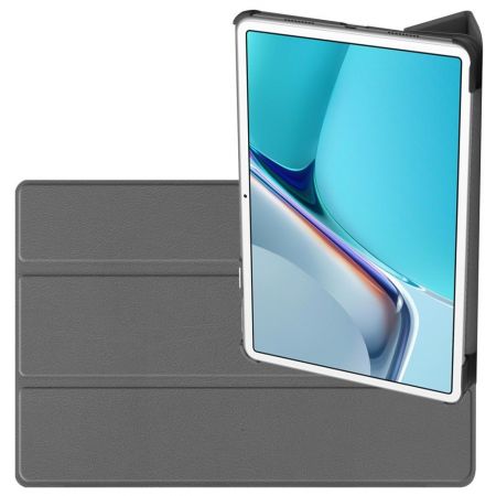 Двухсторонний Чехол Книжка для планшета Huawei MatePad 11 (2021) Искусственно Кожаный с Подставкой Серый