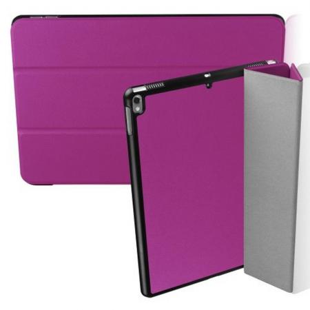 Двухсторонний Чехол Книжка для планшета iPad Air 10.5 2019 Искусственно Кожаный с Подставкой Фиолетовый