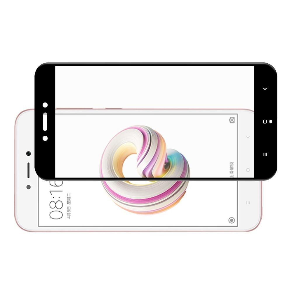3D Полноэкранное Закаленное Олеофобное DF Full Screen Защитное Стекло Черное для Xiaomi Redmi Note 5A 2/16gb