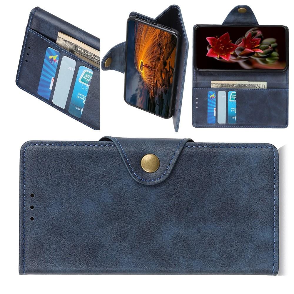 Боковая Чехол Книжка Кошелек с Футляром для Карт и Застежкой Магнитом для Huawei Honor 9X Pro Синий