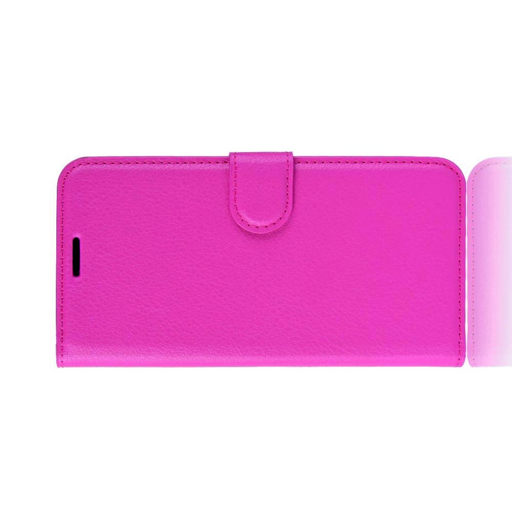 Боковая Чехол Книжка Кошелек с Футляром для Карт и Застежкой Магнитом для Huawei Mate 30 Pro Розовый