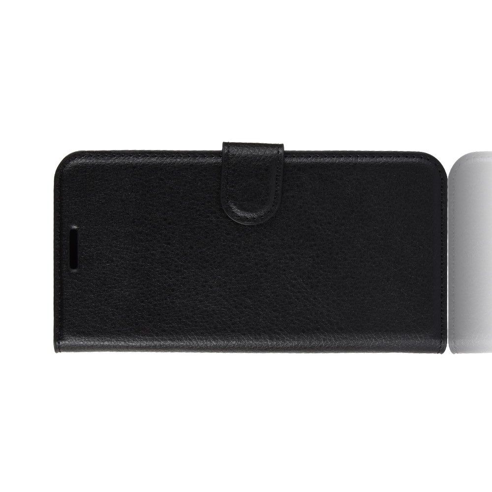 Боковая Чехол Книжка Кошелек с Футляром для Карт и Застежкой Магнитом для Huawei P40 Lite Черный