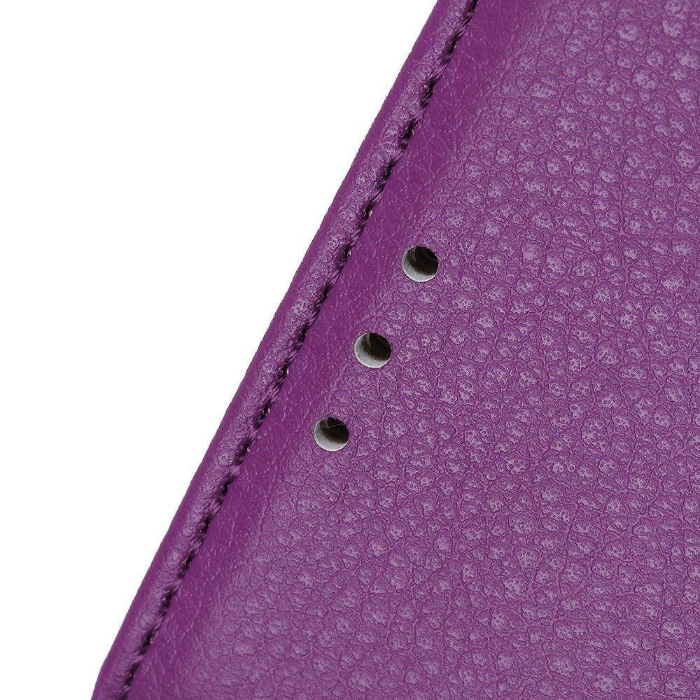 Боковая Чехол Книжка Кошелек с Футляром для Карт и Застежкой Магнитом для Huawei P40 lite E Фиолетовый