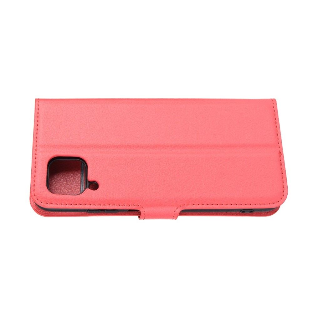 Боковая Чехол Книжка Кошелек с Футляром для Карт и Застежкой Магнитом для Huawei P40 Lite Красный