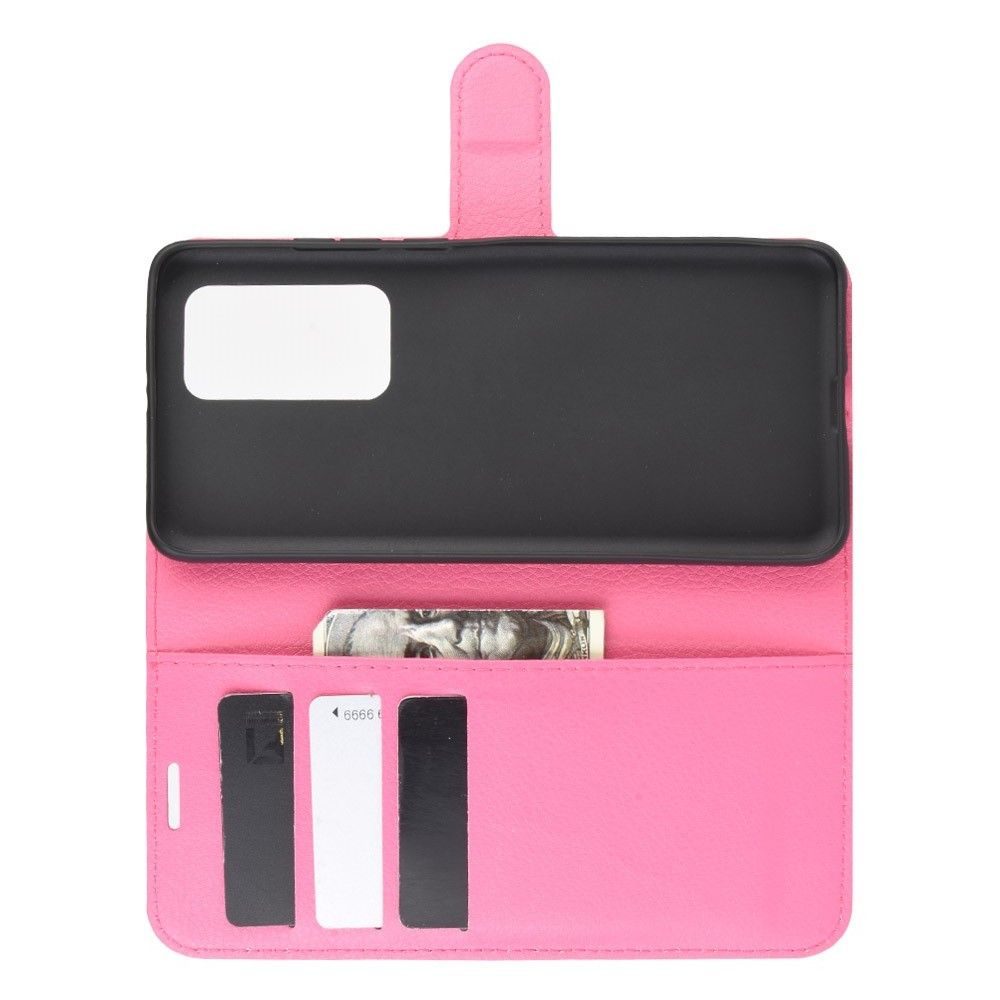 Боковая Чехол Книжка Кошелек с Футляром для Карт и Застежкой Магнитом для Huawei P40 Pro Розовый