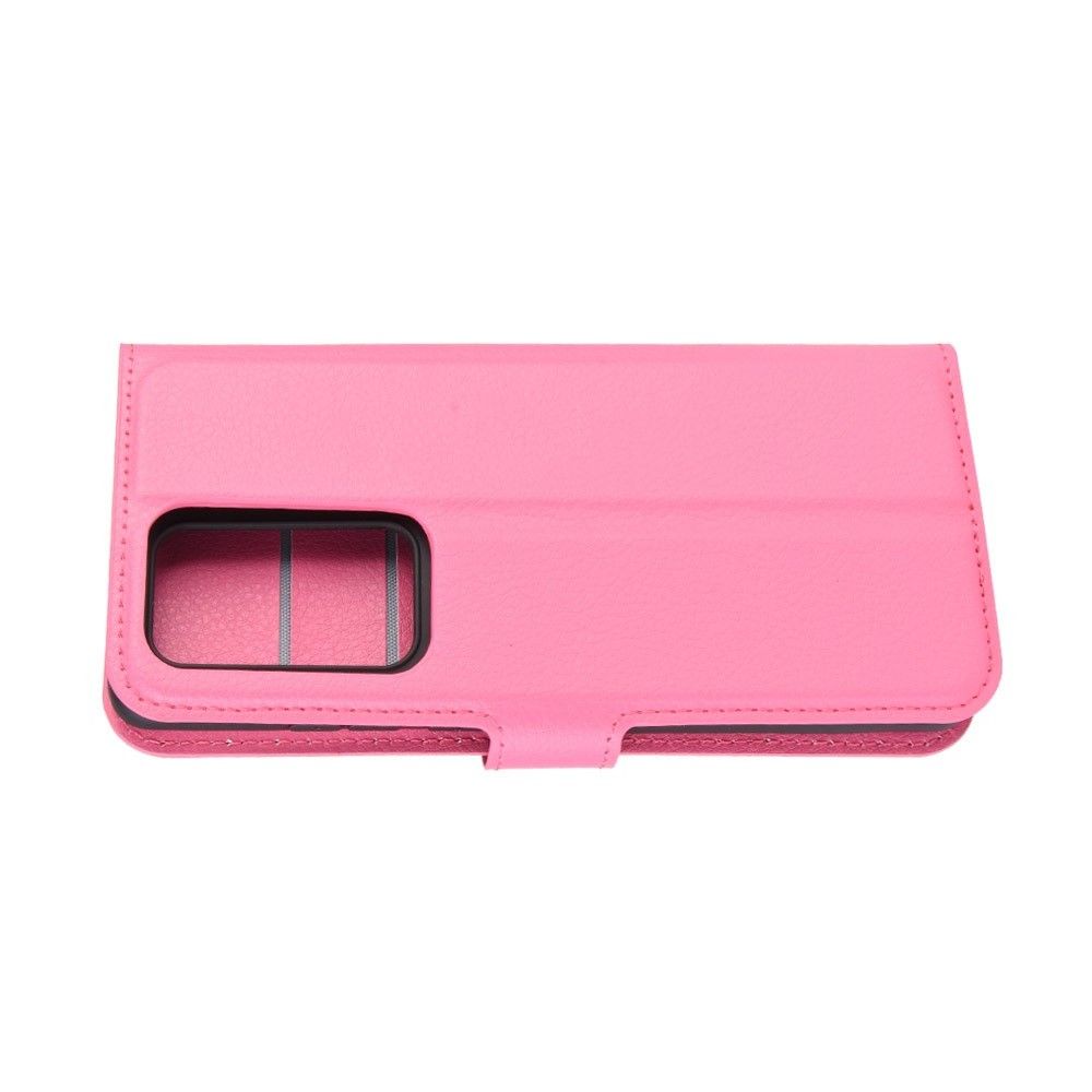 Боковая Чехол Книжка Кошелек с Футляром для Карт и Застежкой Магнитом для Huawei P40 Pro Розовый