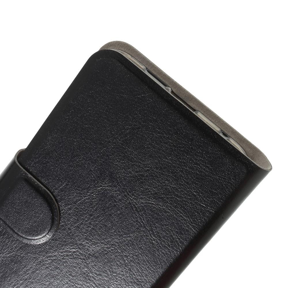 Боковая Чехол Книжка Кошелек с Футляром для Карт и Застежкой Магнитом для Nokia 6.1 Plus Черный