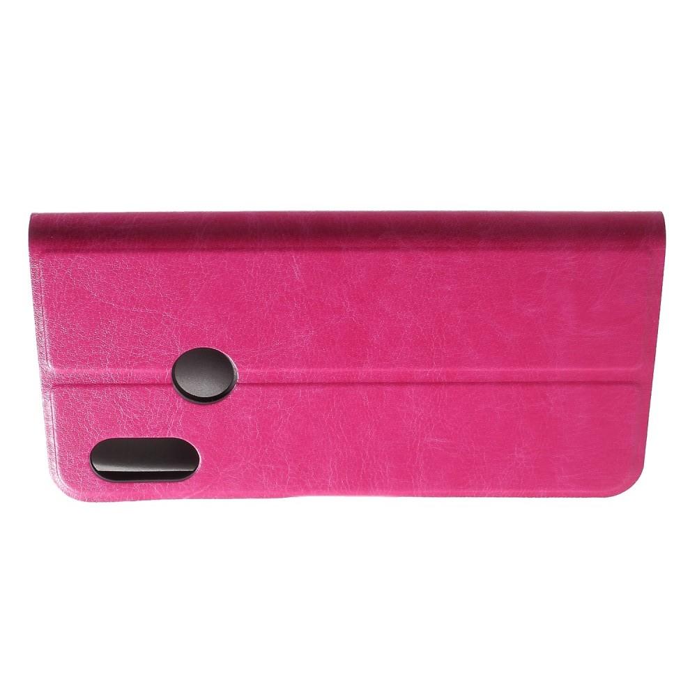 Боковая Чехол Книжка Кошелек с Футляром для Карт и Застежкой Магнитом для Xiaomi Mi A2 Lite / Redmi 6 Pro Розовый