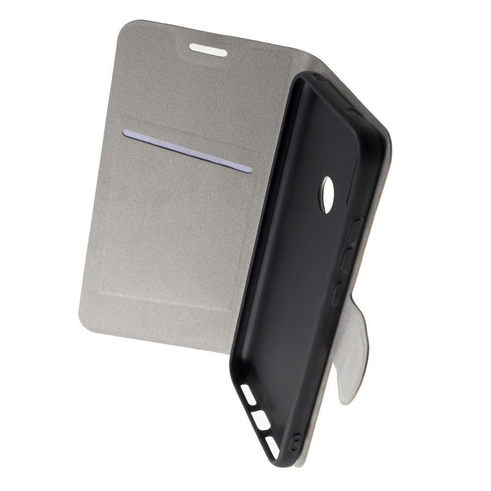 Боковая Чехол Книжка Кошелек с Футляром для Карт и Застежкой Магнитом для Xiaomi Mi A2 Lite / Redmi 6 Pro Коричневый