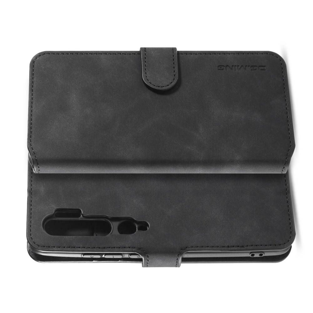 Боковая Чехол Книжка Кошелек с Футляром для Карт и Застежкой Магнитом для Xiaomi Mi Note 10 Черный