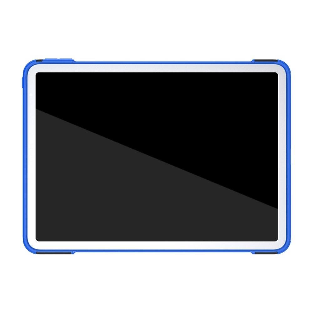 Двухкомпонентный Противоскользящий Гибридный Противоударный Чехол для iPad Pro 11 2018 с Подставкой Синий