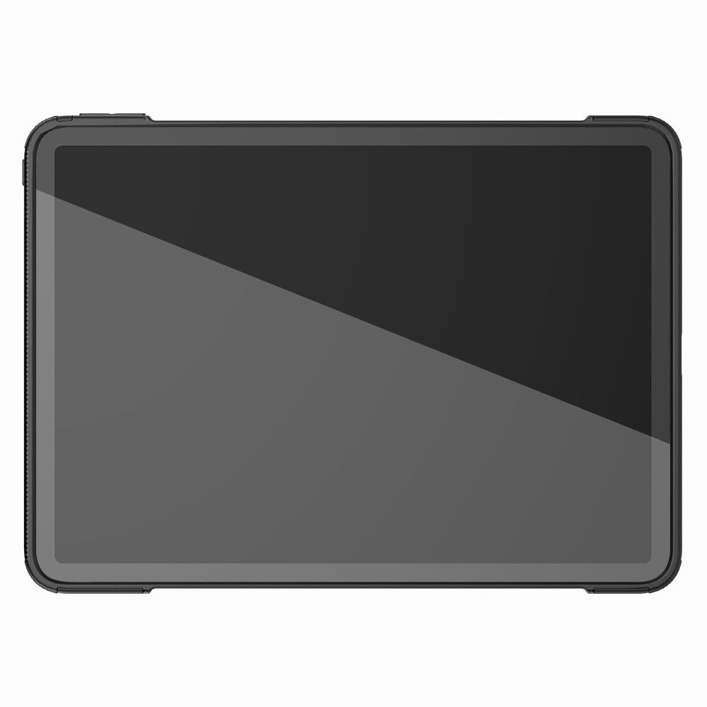Двухкомпонентный Противоскользящий Гибридный Противоударный Чехол для iPad Pro 11 2020 с Подставкой Черный