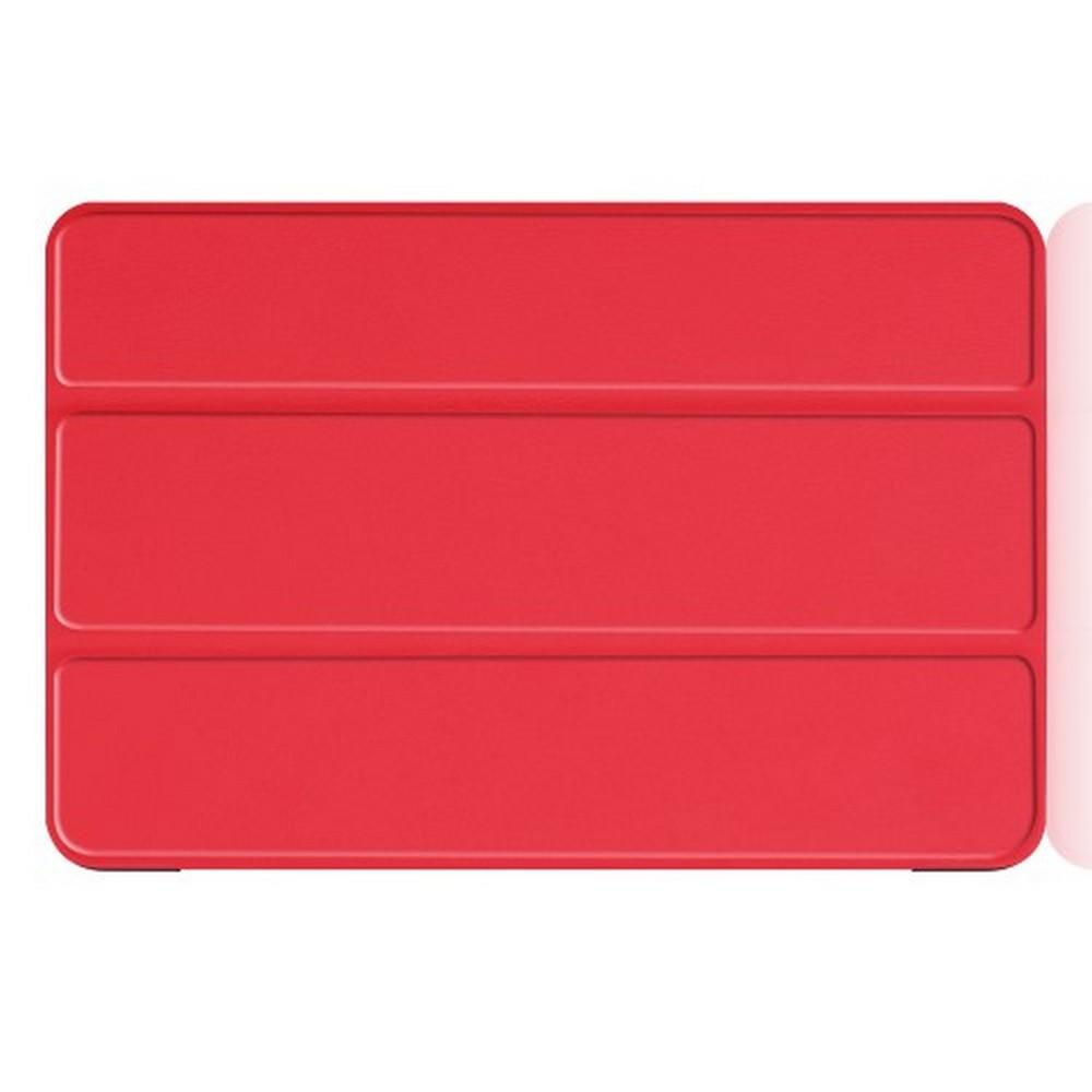 Двухсторонний Чехол Книжка для планшета Apple iPad mini 2019 Искусственно Кожаный с Подставкой Красный