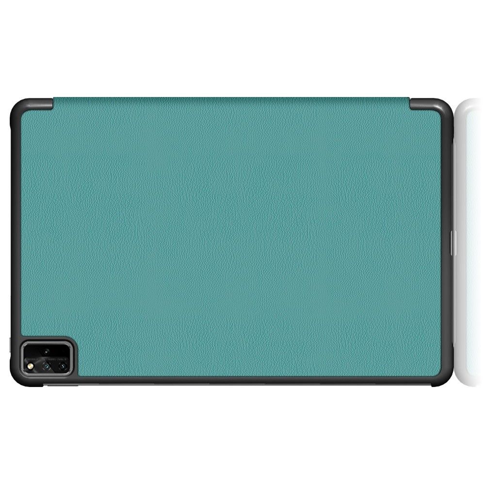 Двухсторонний Чехол Книжка для планшета Huawei MatePad Pro 12.6 (2021) Искусственно Кожаный с Подставкой Зеленый