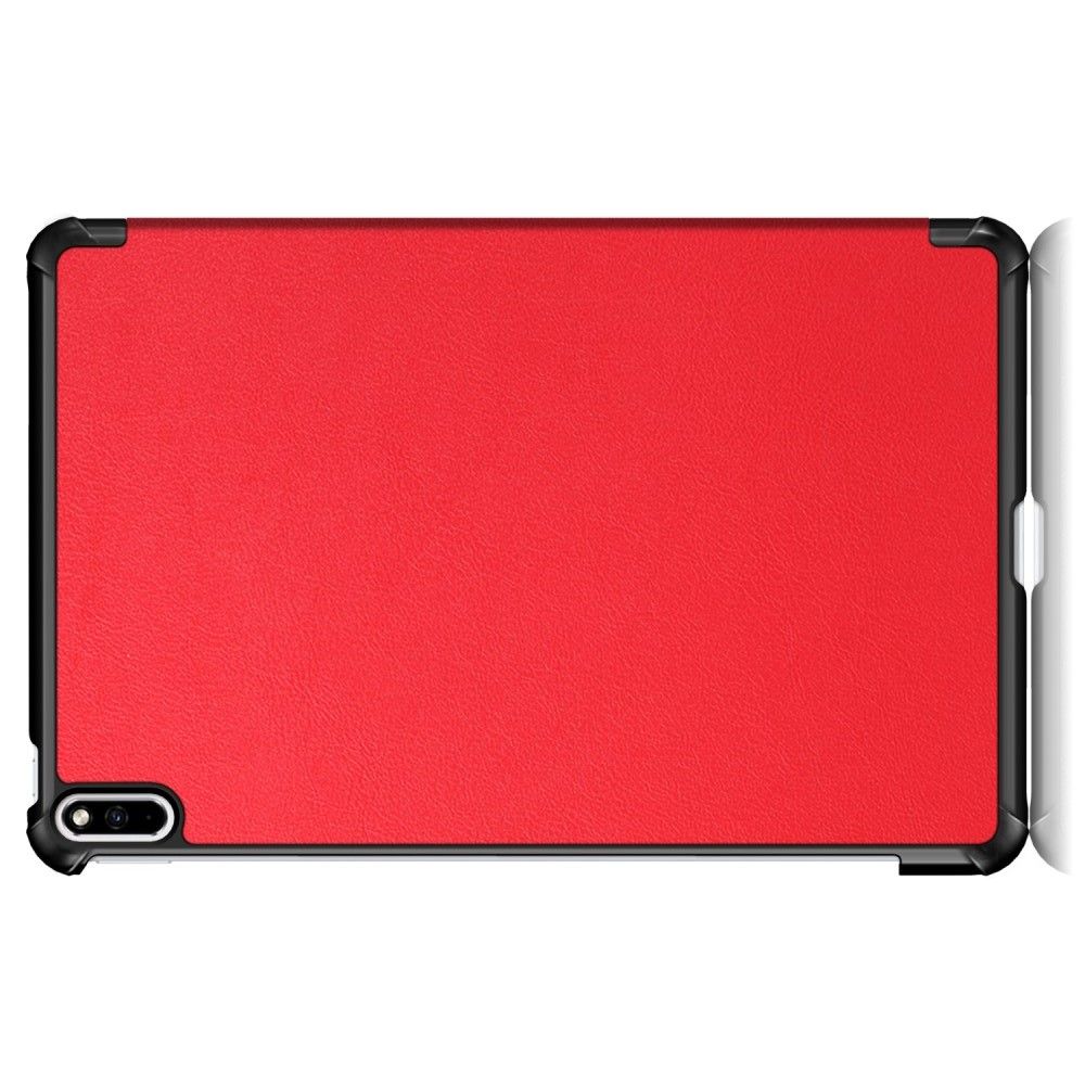 Двухсторонний Чехол Книжка для планшета Huawei MatePad Pro Искусственно Кожаный с Подставкой Красный