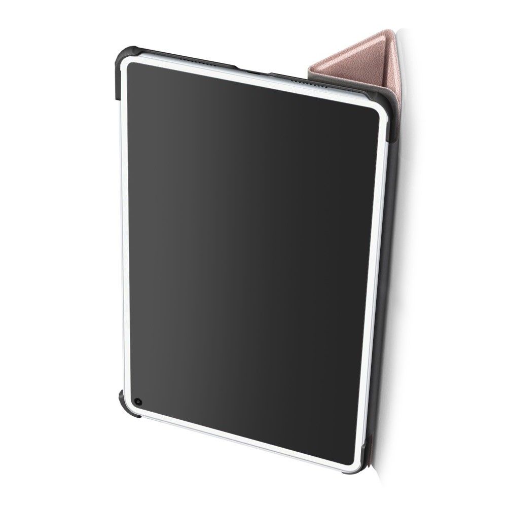 Двухсторонний Чехол Книжка для планшета Huawei MatePad Pro Искусственно Кожаный с Подставкой Розовый