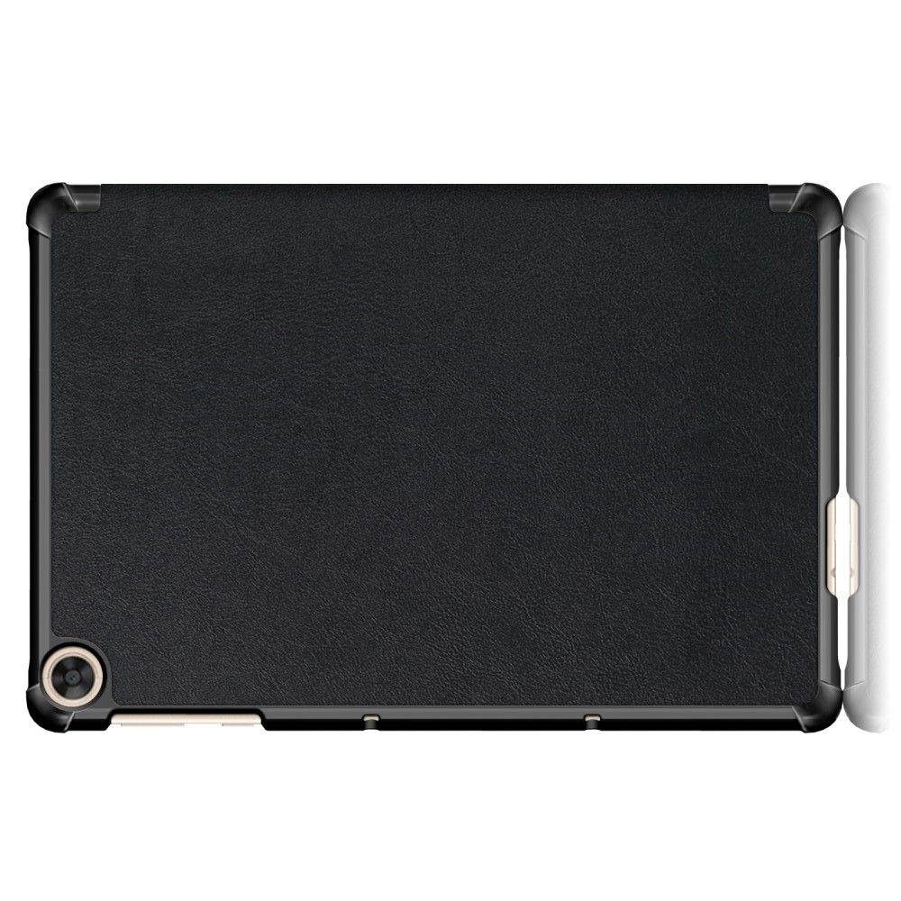 Двухсторонний Чехол Книжка для планшета Huawei MatePad T10 / T10s Искусственно Кожаный с Подставкой Черный