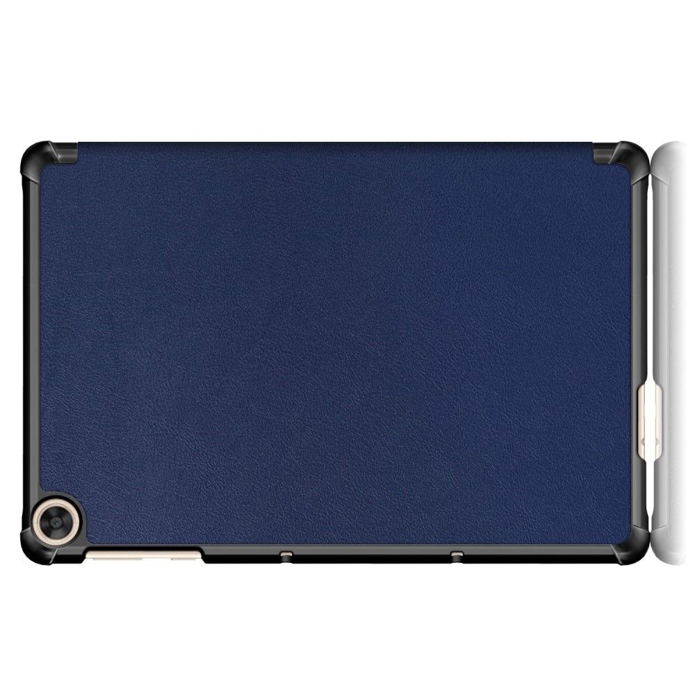 Двухсторонний Чехол Книжка для планшета Huawei MatePad T10 / T10s Искусственно Кожаный с Подставкой Синий