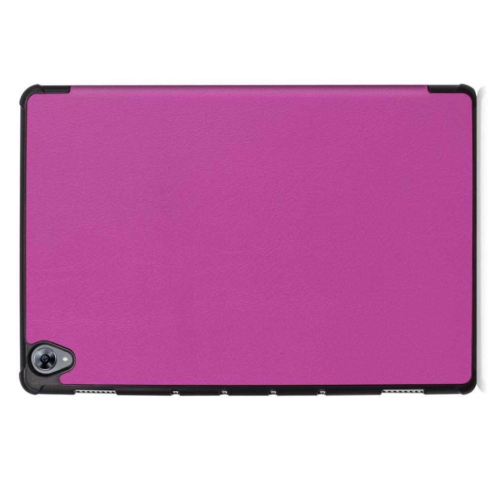 Двухсторонний Чехол Книжка для планшета Huawei MediaPad M6 10.8 Искусственно Кожаный с Подставкой Фиолетовый