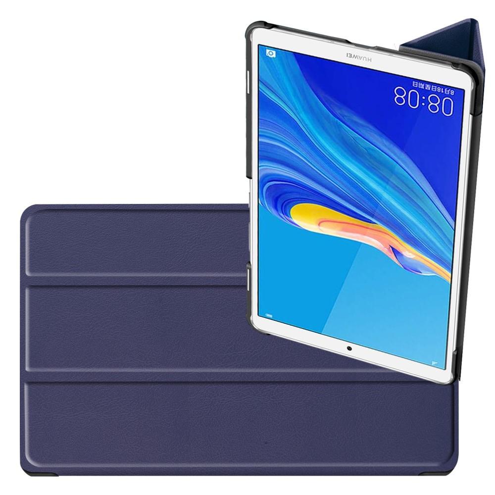 Двухсторонний Чехол Книжка для планшета Huawei MediaPad M6 8.4 Искусственно Кожаный с Подставкой Синий