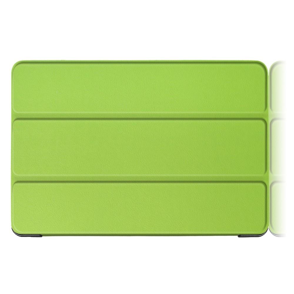 Двухсторонний Чехол Книжка для планшета Huawei Mediapad T5 10 Искусственно Кожаный с Подставкой Зеленый