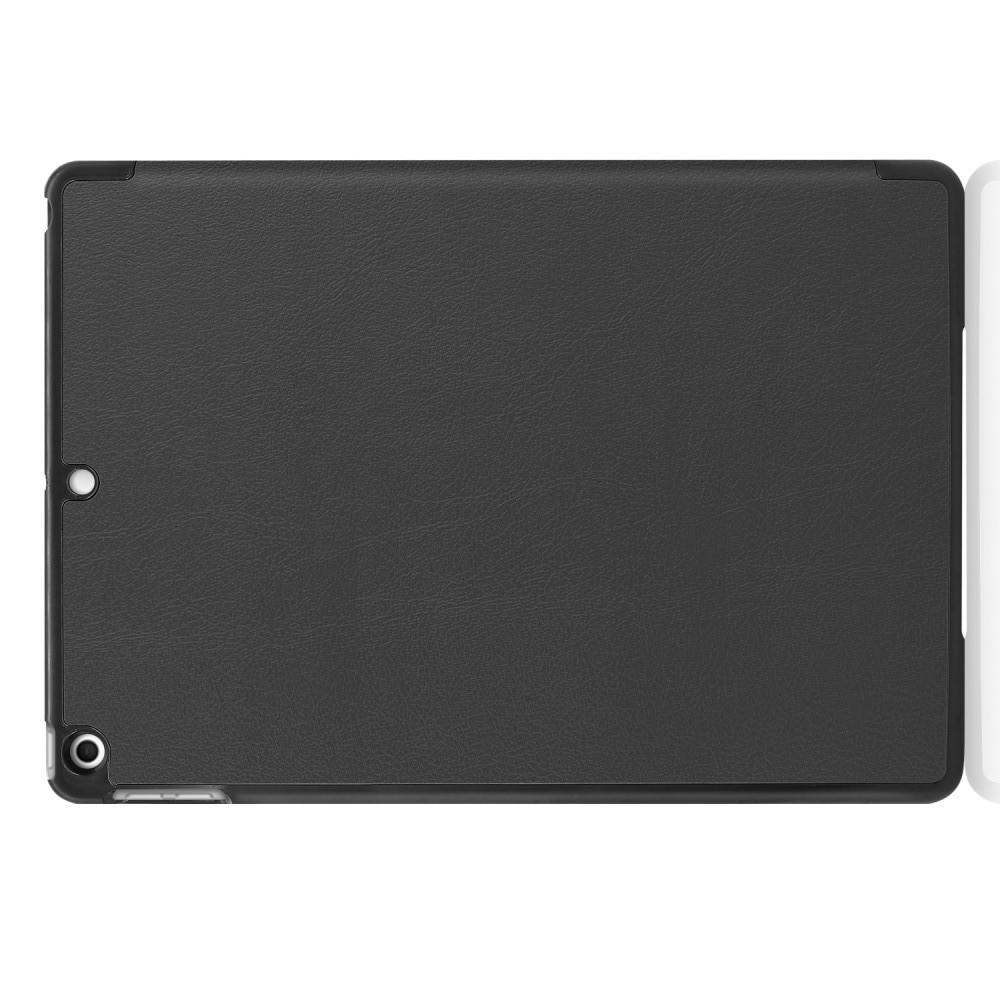 Двухсторонний Чехол Книжка для планшета iPad 10.2 2019 Искусственно Кожаный с Подставкой Черный