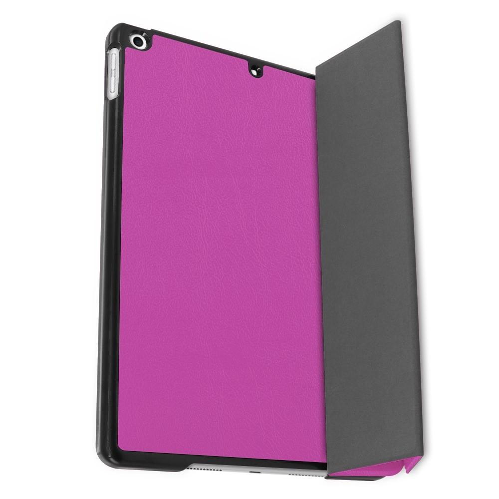 Двухсторонний Чехол Книжка для планшета iPad 10.2 2019 Искусственно Кожаный с Подставкой Фиолетовый