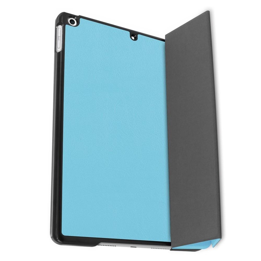 Двухсторонний Чехол Книжка для планшета iPad 10.2 2019 Искусственно Кожаный с Подставкой Голубой