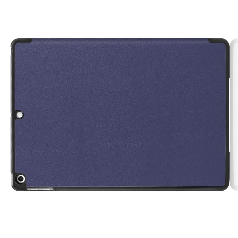 Двухсторонний Чехол Книжка для планшета iPad 10.2 2019 Искусственно Кожаный с Подставкой Синий