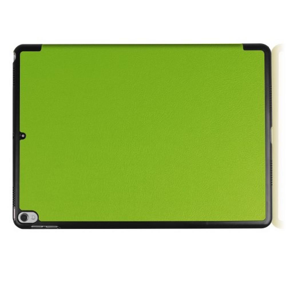 Двухсторонний Чехол Книжка для планшета iPad Air 10.5 2019 Искусственно Кожаный с Подставкой Зеленый
