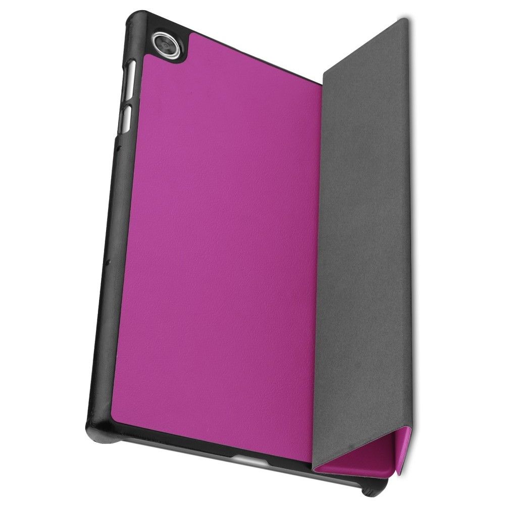 Двухсторонний Чехол Книжка для планшета Lenovo Tab M10 HD Gen 2 TB-X306F / TB-X306X Искусственно Кожаный с Подставкой Фиолетовый