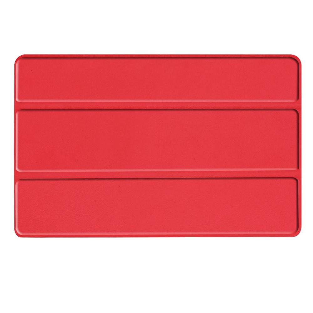 Двухсторонний Чехол Книжка для планшета Samsung Galaxy TAB A 10.1 2019 SM-T515 SM-T510 Искусственно Кожаный с Подставкой Красный
