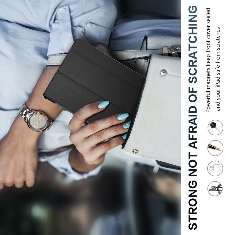 Двухсторонний Чехол Книжка для планшета Samsung Galaxy Tab A 10.5 SM-T595 SM-T590 Искусственно Кожаный с Подставкой Черный