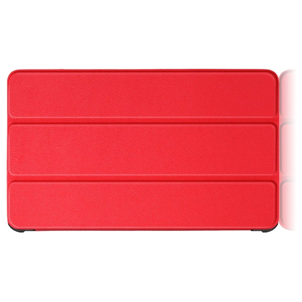 Двухсторонний Чехол Книжка для планшета Samsung Galaxy Tab A7 Lite Искусственно Кожаный с Подставкой Красный