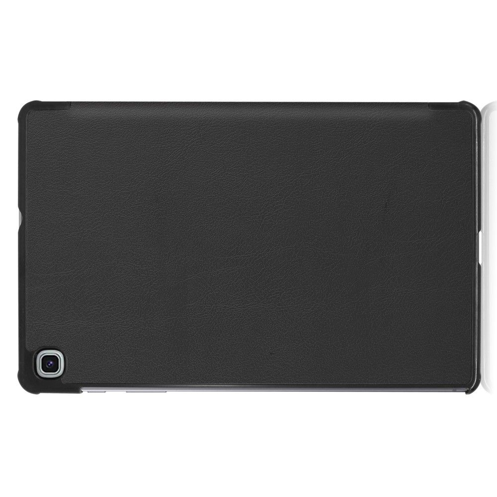 Двухсторонний Чехол Книжка для планшета Samsung Galaxy Tab S6 Lite 10.4 Искусственно Кожаный с Подставкой Черный