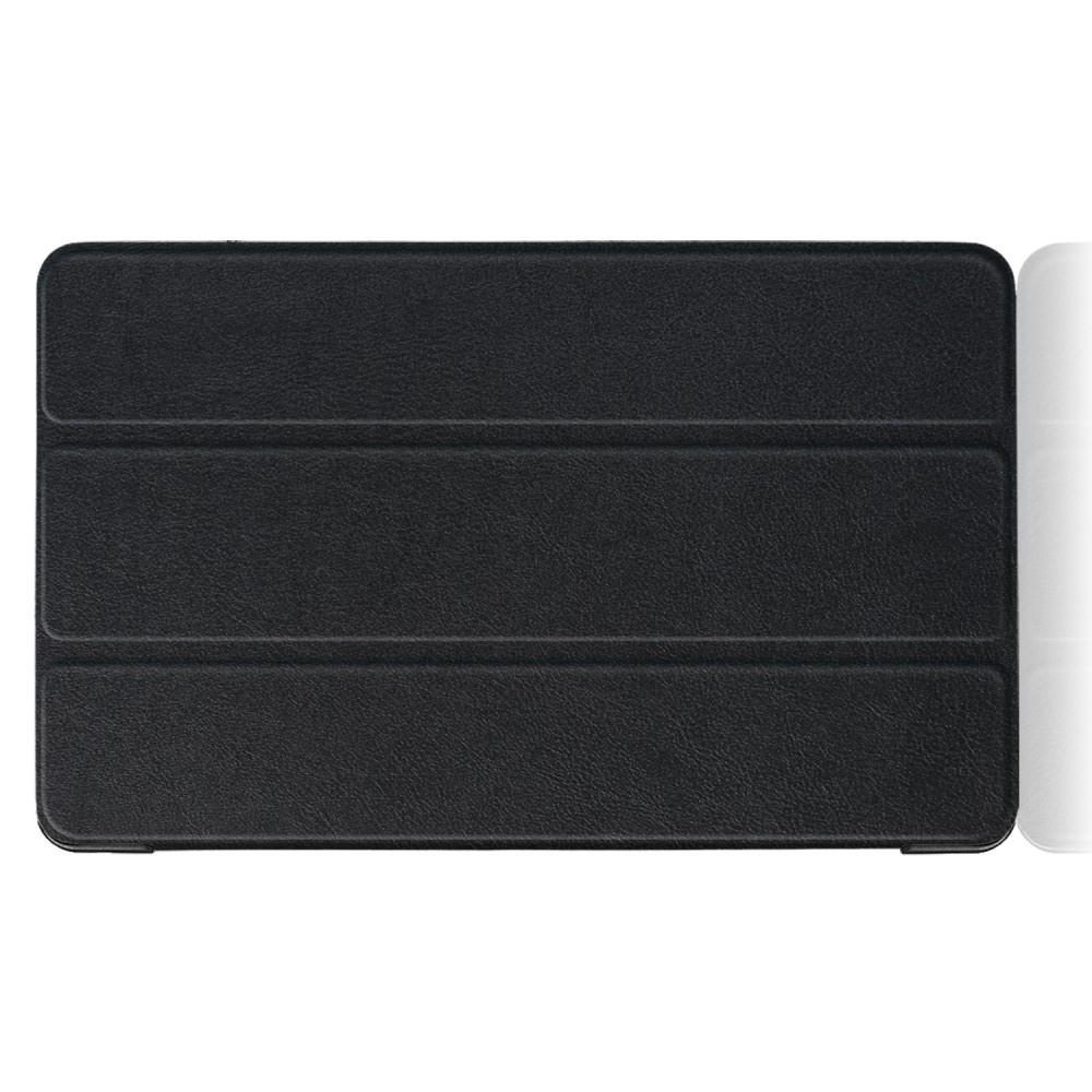 Двухсторонний Чехол Книжка для планшета Xiaomi Mi Pad 4 Plus Искусственно Кожаный с Подставкой Черный