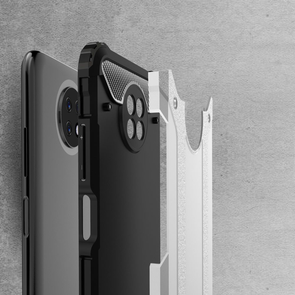 Extreme Усиленный Защитный Силиконовый Матовый Чехол для Xiaomi Redmi Note 9T Черный