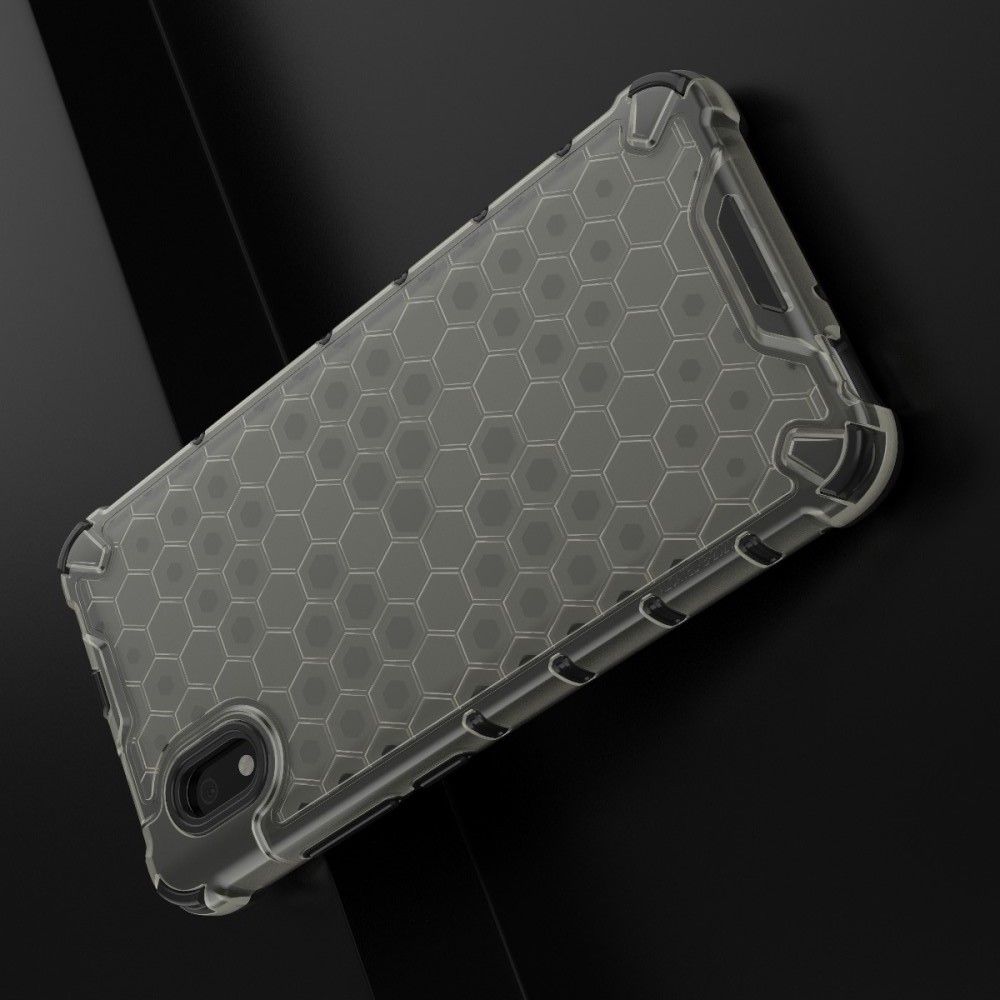 Honeycomb Противоударный Защитный Силиконовый Чехол для Телефона TPU для Alcatel 1B (2020) Черный
