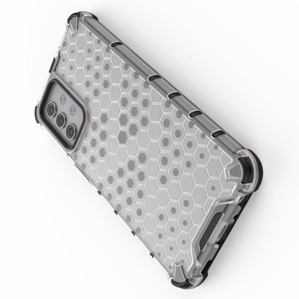 Honeycomb Противоударный Защитный Силиконовый Чехол для Телефона TPU для Samsung Galaxy A32 Серый
