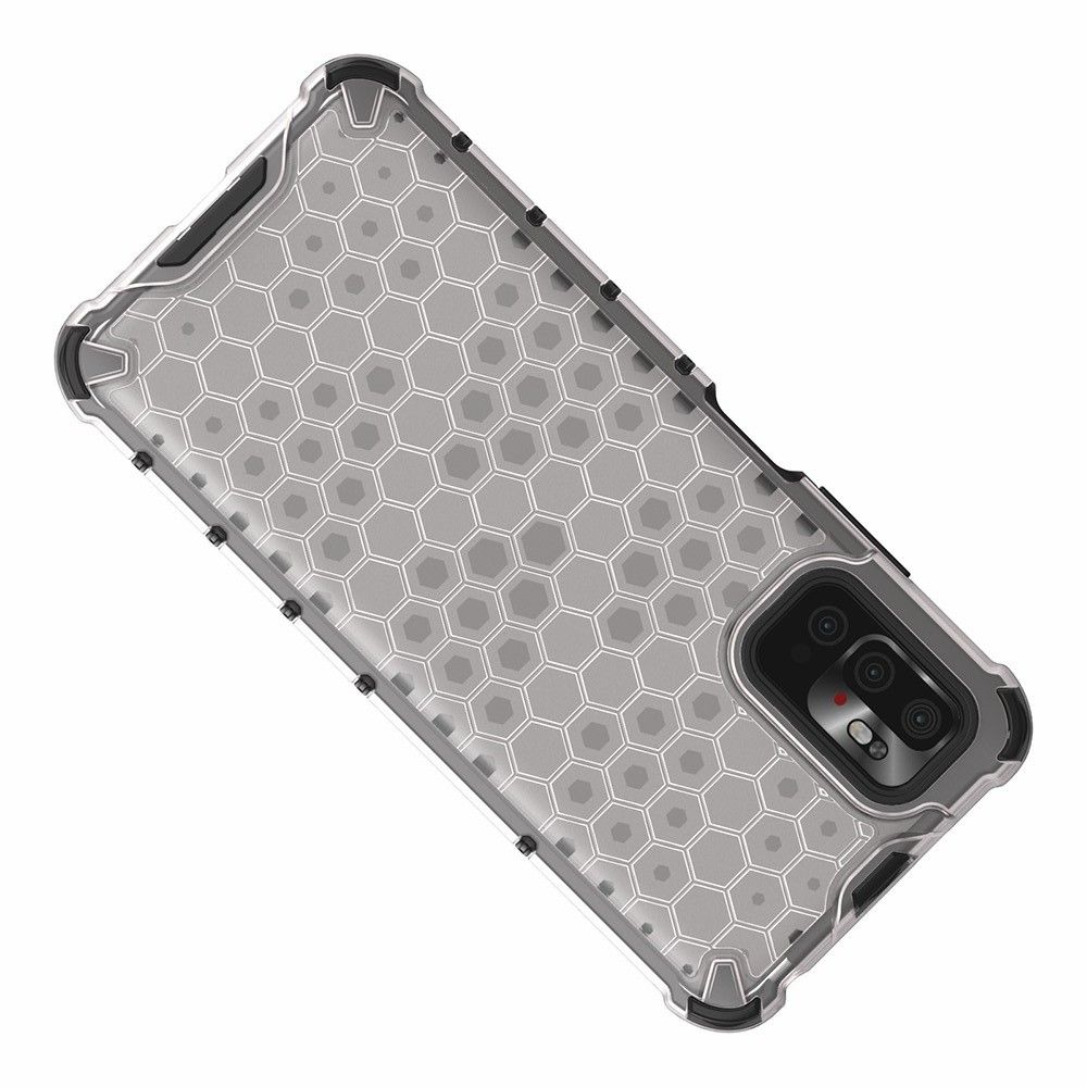 Honeycomb Противоударный Защитный Силиконовый Чехол для Телефона TPU для Xiaomi Redmi Note 10T / POCO M3 PRO Серый