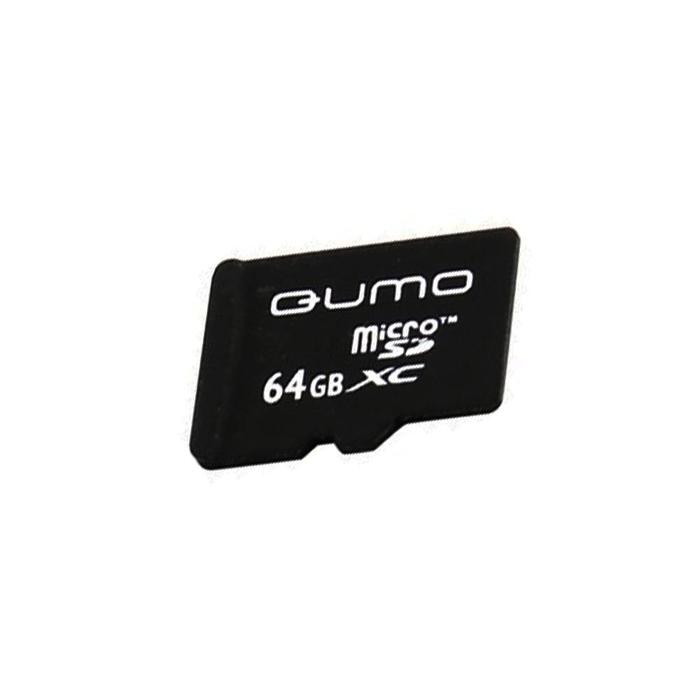 Карта памяти для телефона 64 Гб MicroSD Class 10 Qumo