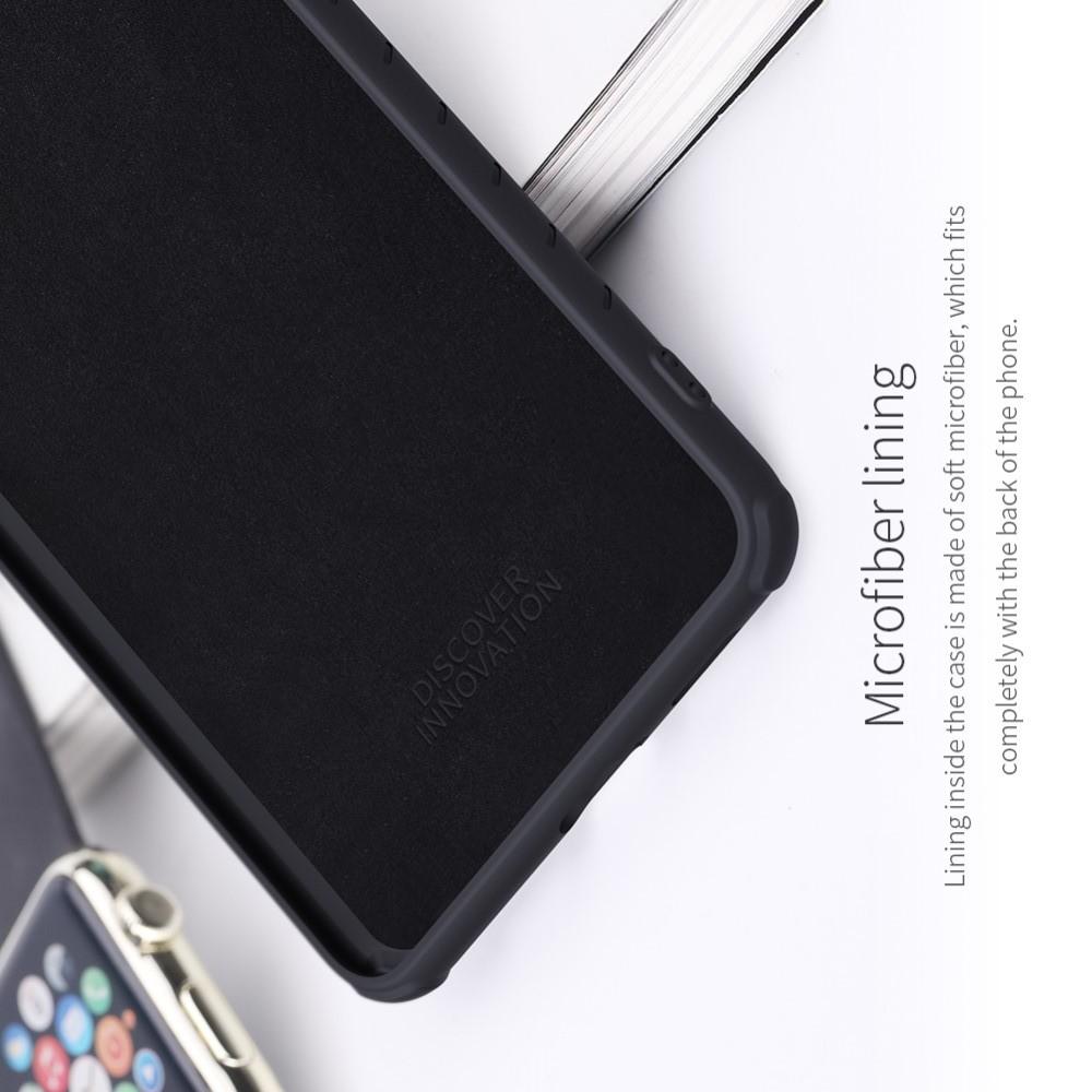 Мягкий матовый силиконовый бампер NILLKIN Flex чехол для Xiaomi Mi 9T Черный