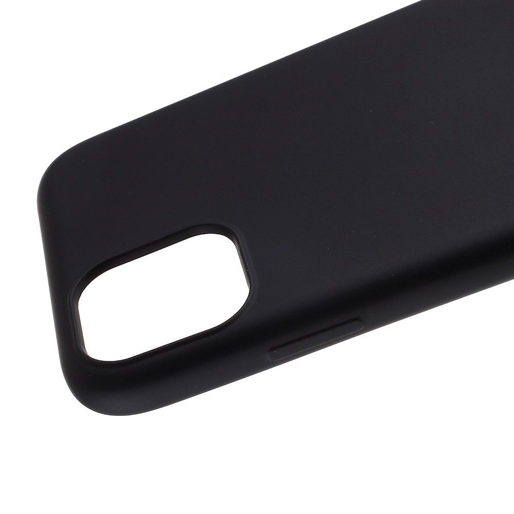 Мягкий силиконовый чехол для iPhone 11 Pro с подкладкой из микрофибры Черный