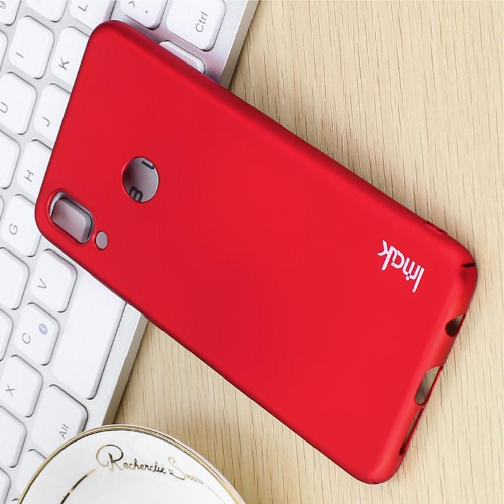 Пластиковый матовый кейс футляр IMAK Jazz чехол для Huawei P20 lite Красный + Защитная пленка