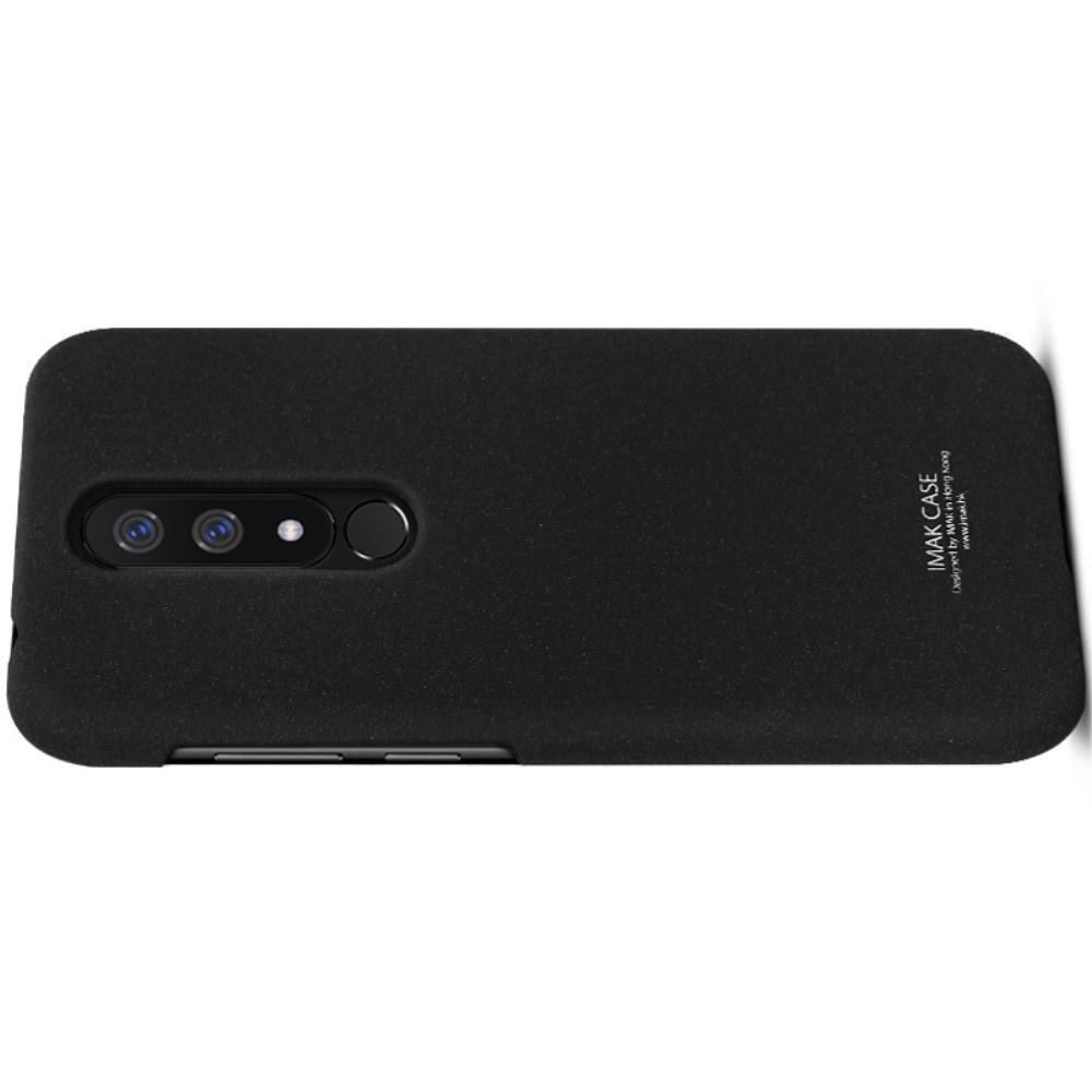 Пластиковый матовый кейс футляр IMAK Matte чехол для Nokia 4.2 Песочно-Черный Ультратонкий