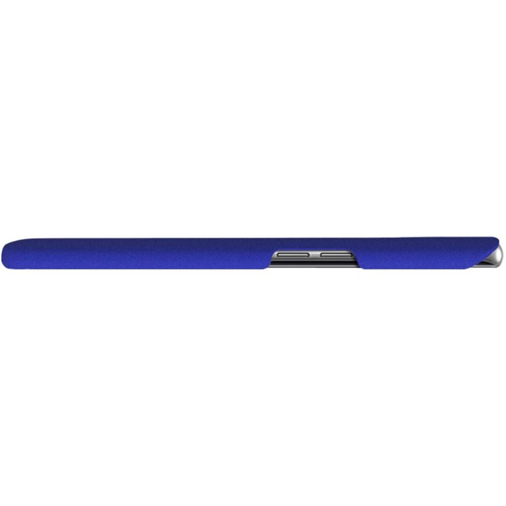 Пластиковый матовый кейс футляр IMAK Matte чехол для Samsung Galaxy A80 / A90 Синий Ультратонкий