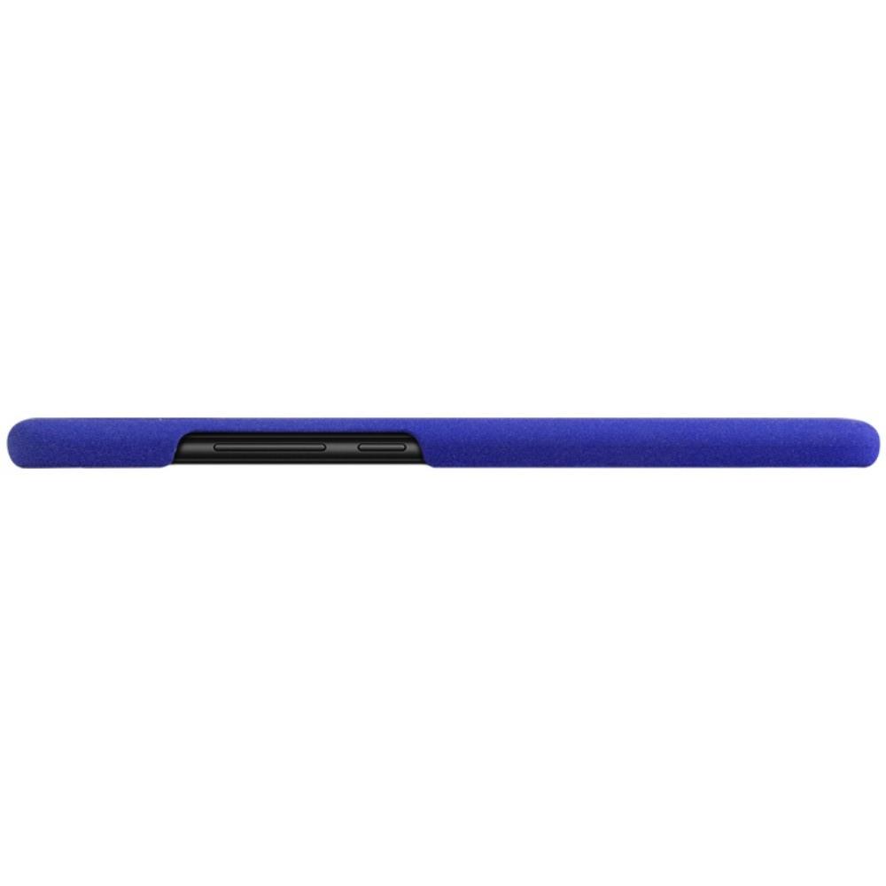 Пластиковый матовый кейс футляр IMAK Matte чехол для Xiaomi Redmi 7 Синий Ультратонкий с Защитой Кнопок