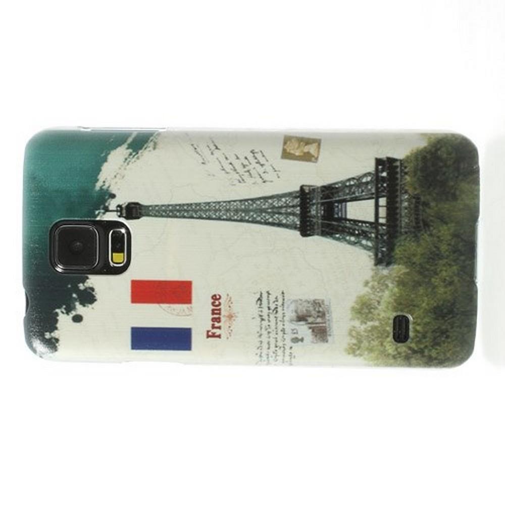 Пластиковый с Рисунком Чехол для Samsung Galaxy S5 Париж